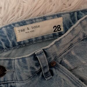 rag & bone Light Wash High-Rise Women's Jeans